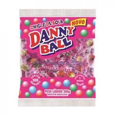Chicle Danny Ball Pacote c/ 100 uni